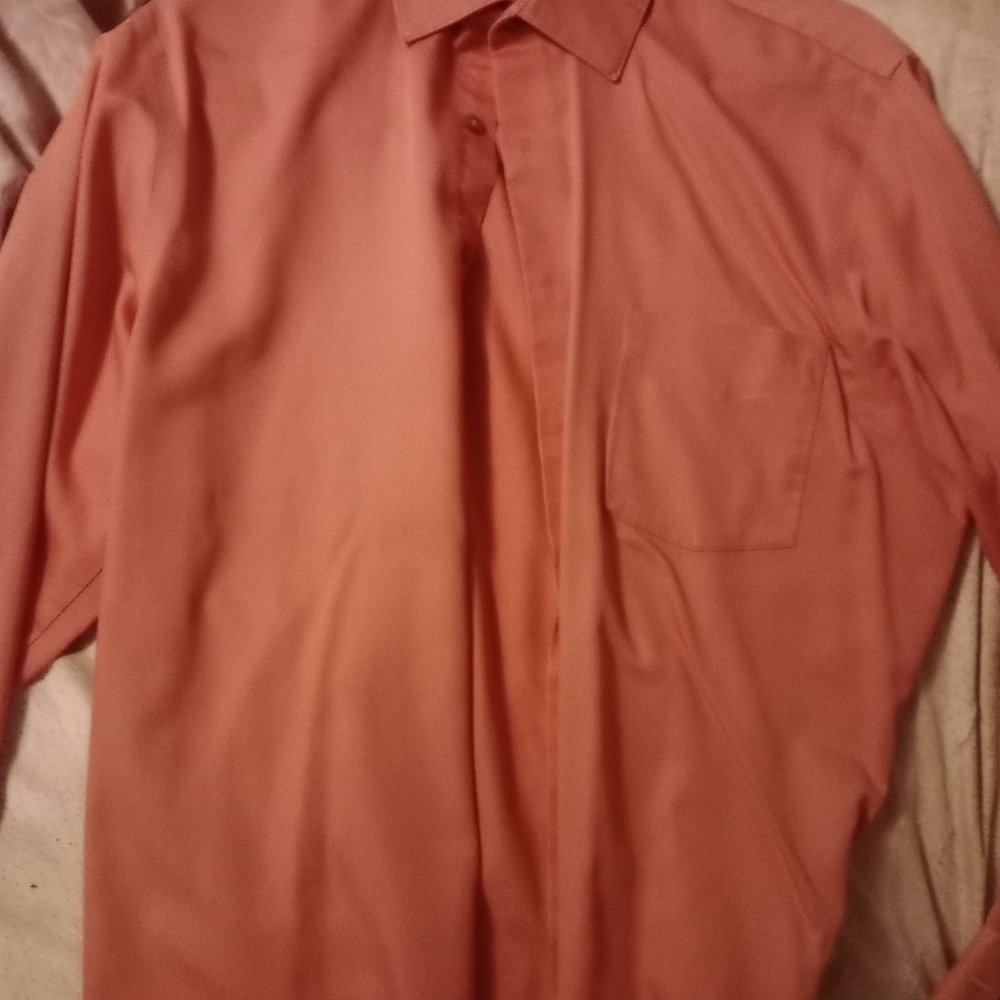 Van Heusen Salmon Button-Up Shirt